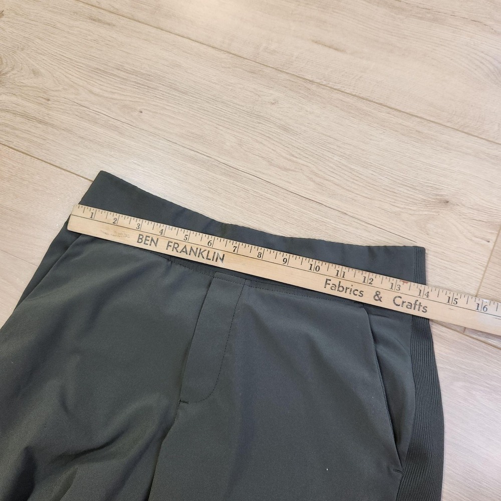 Athleta Brooklyn Ankle Pants Womens 2 Green Elastic Waist Pockets Stretch - Picture 6 of 10